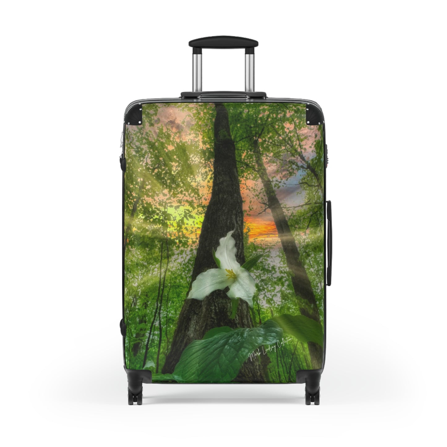 Trees & Trillium Custom Art Luggage