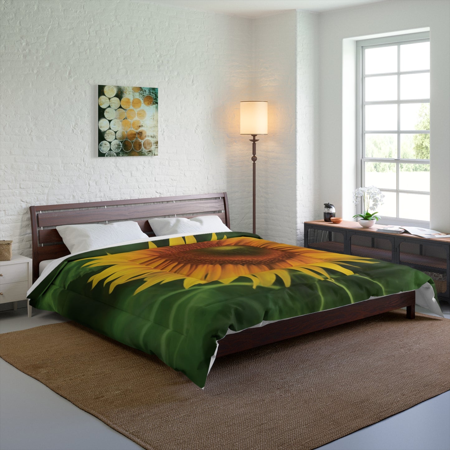 Sunflower Magic Elegance of Color Comforter