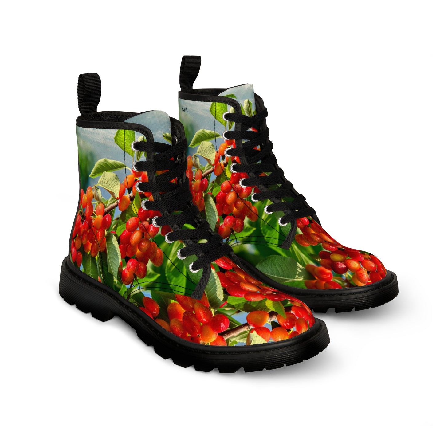 Chroma Cherry Women's Canvas Boots