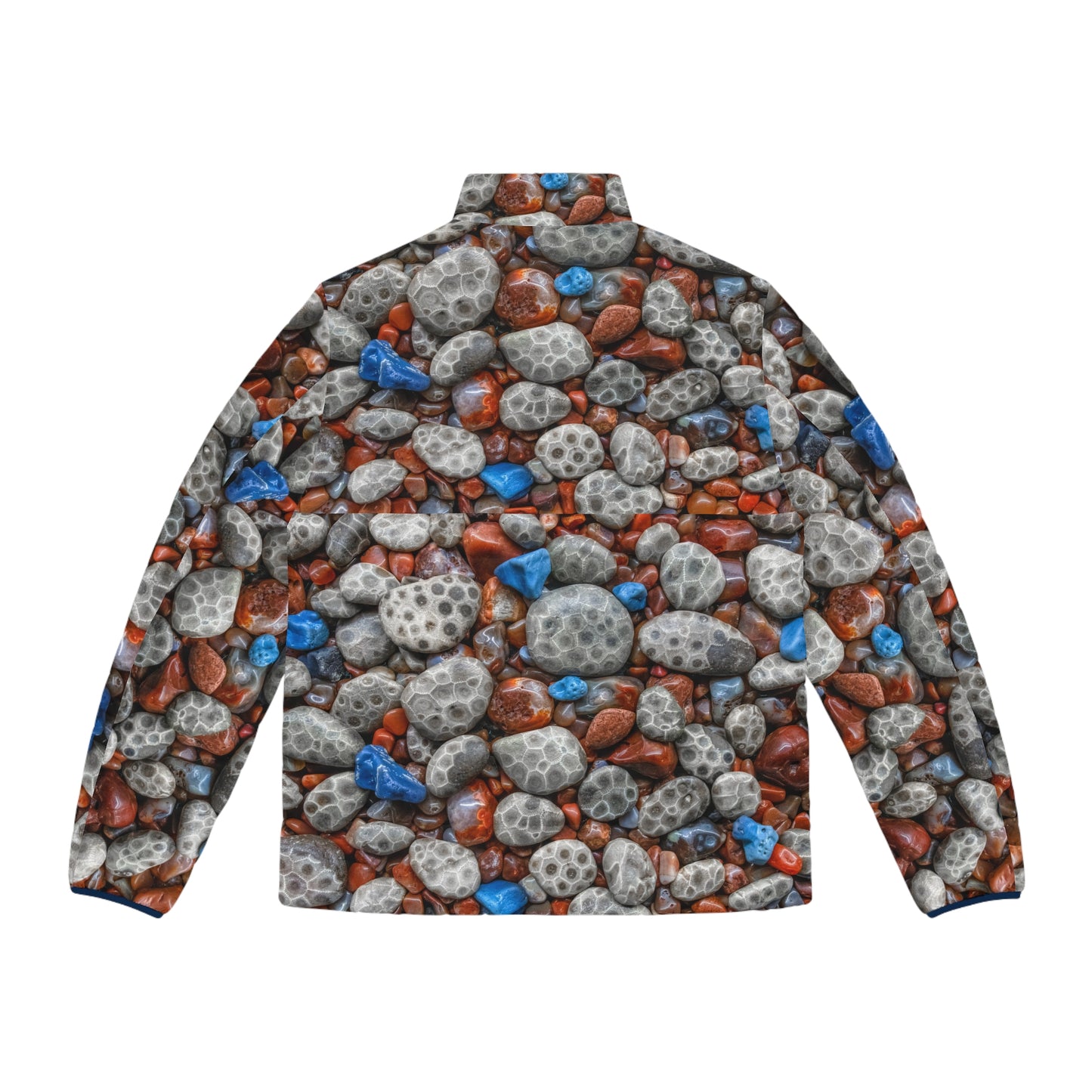 Michigan's Treasured Stones Puffer Jacket —Men’s Winter Coat