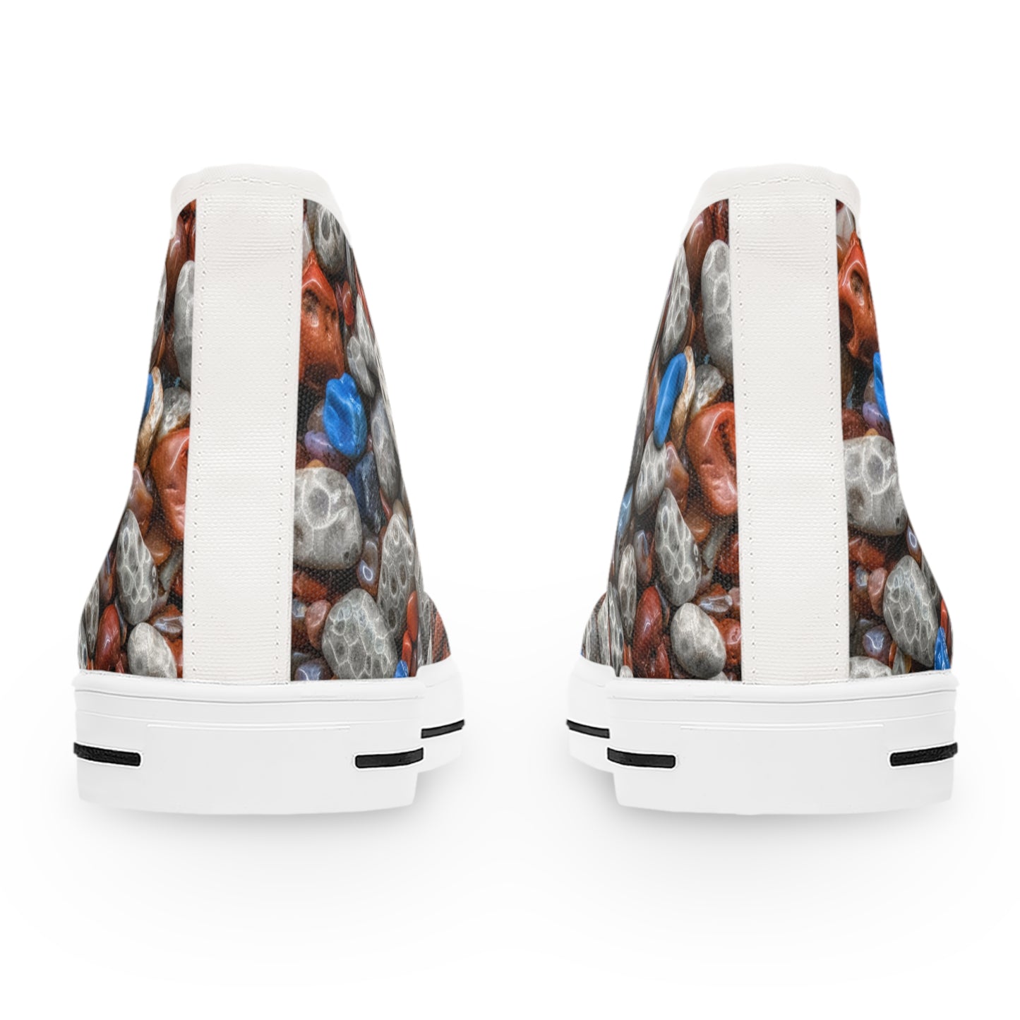 Michigan's Treasured Stones Women's High-Top Sneakers