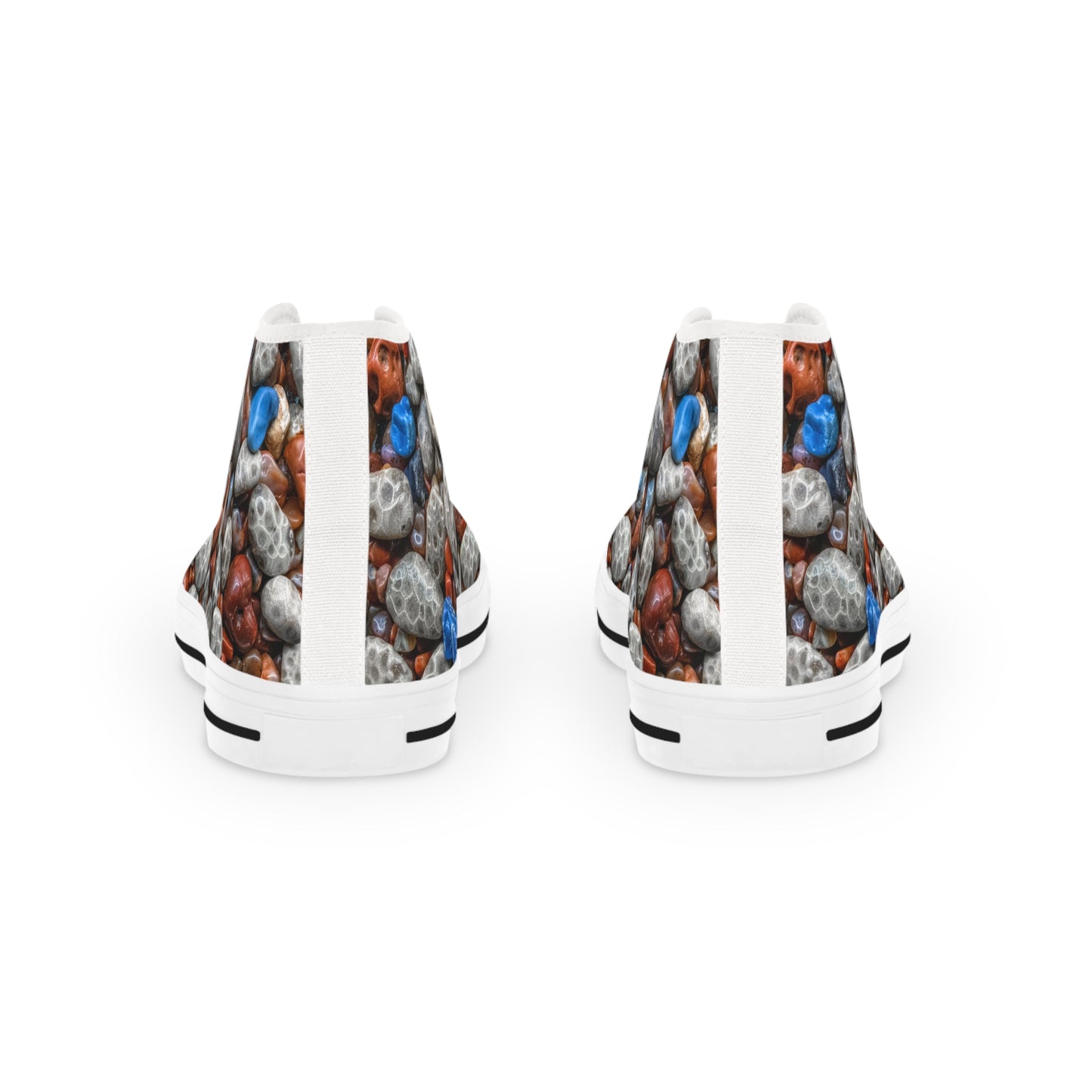 Michigan's Treasured Stones Men's High Top Sneakers