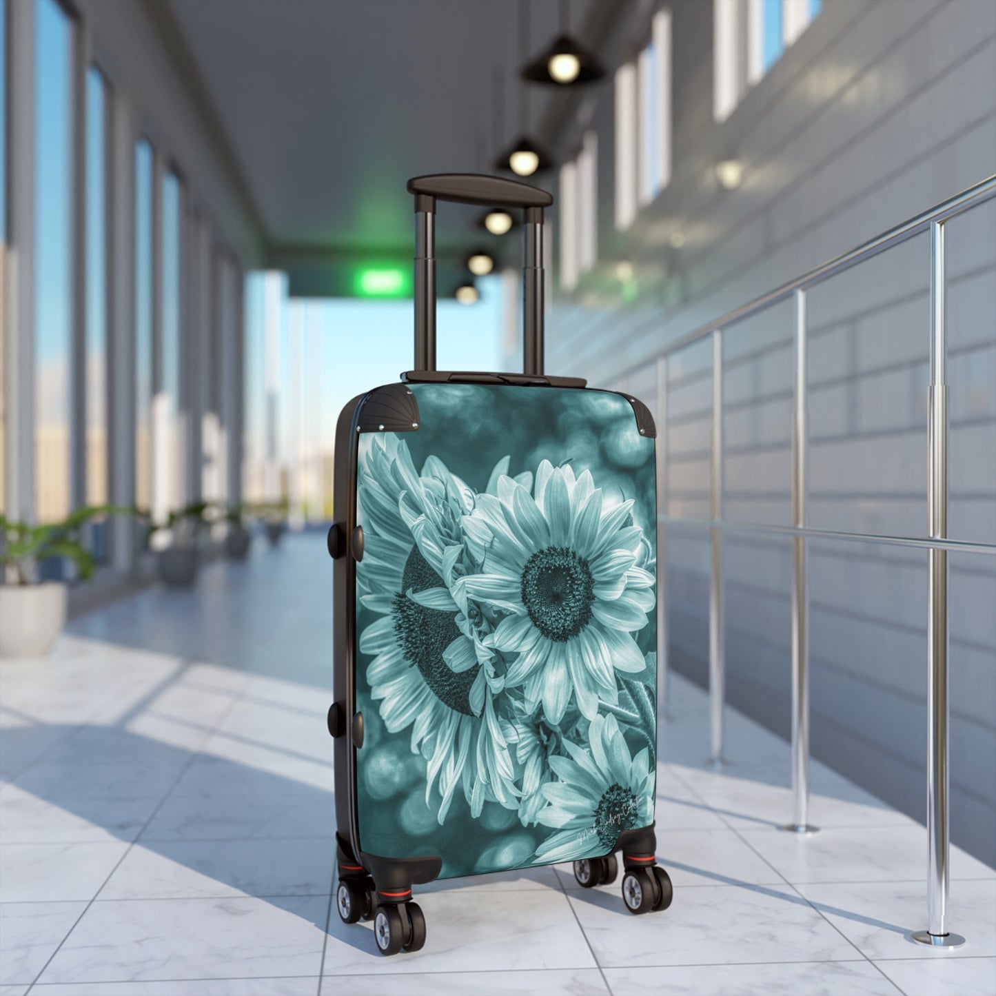 Sunflower Dreamy Tundra Custom Art Luggage