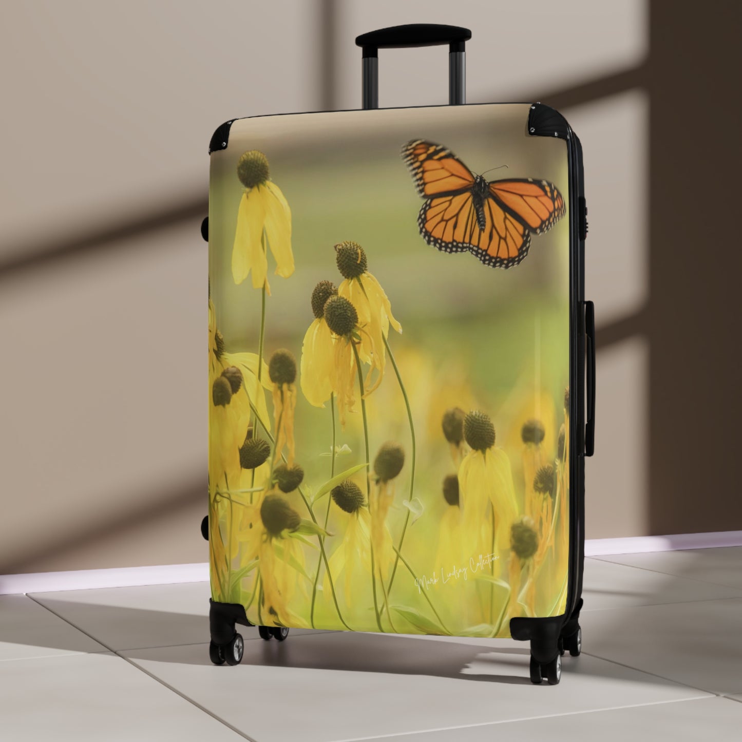 Dancing with Flowers Custom Art Luggage