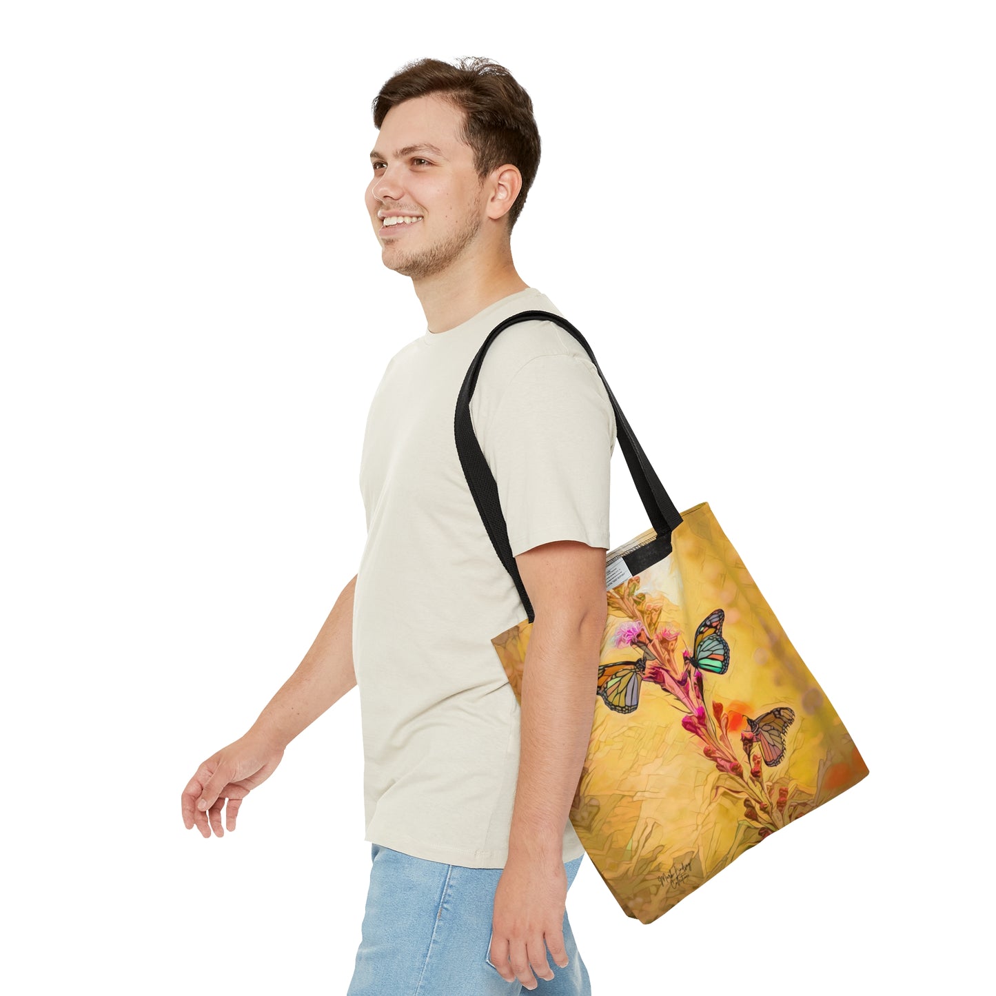 Butterfly Chroma Passion Art Tote