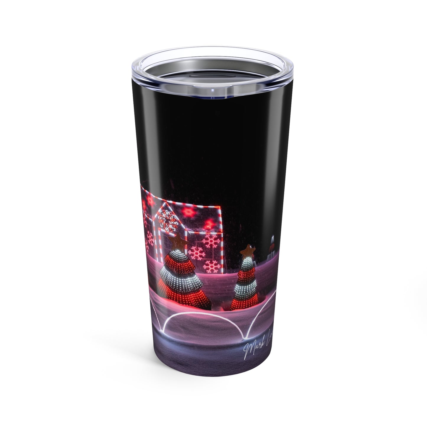 Christmas Lights  20oz Tumbler — Insulated Christmas Travel Cup