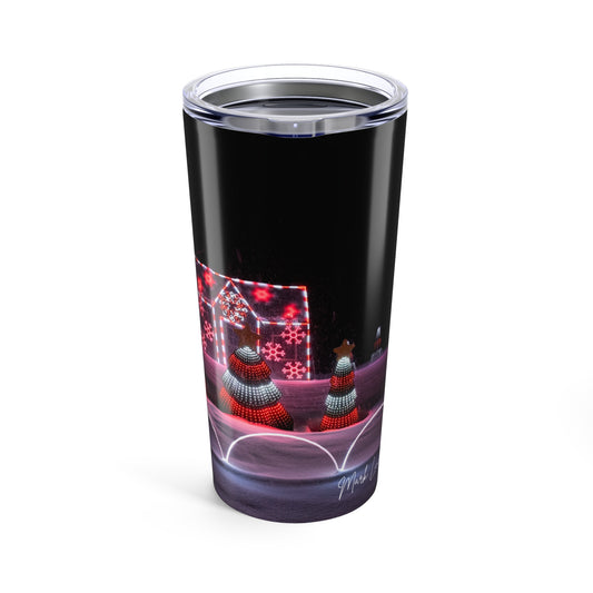 Christmas Lights  20oz Tumbler — Insulated Christmas Travel Cup