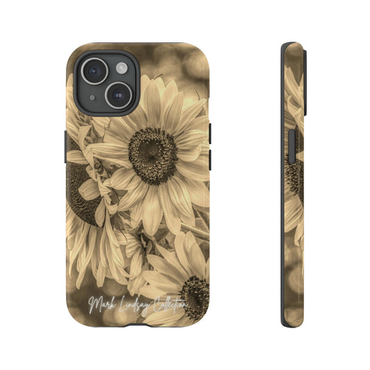 Sunflower Dreams Bronze Impact-Resistant Tough Cases (iPhone & Samsung)