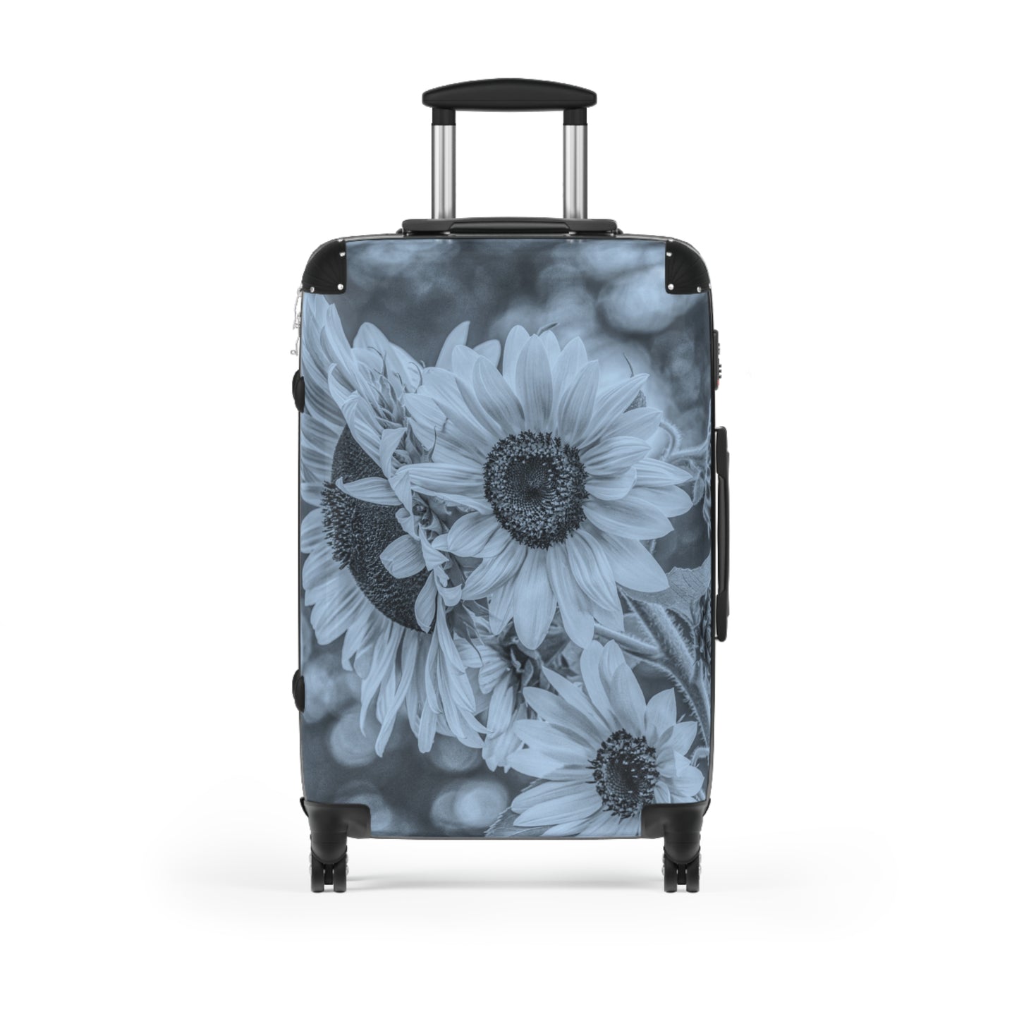 Sunflower Dreamy Blue Custom Art Luggage
