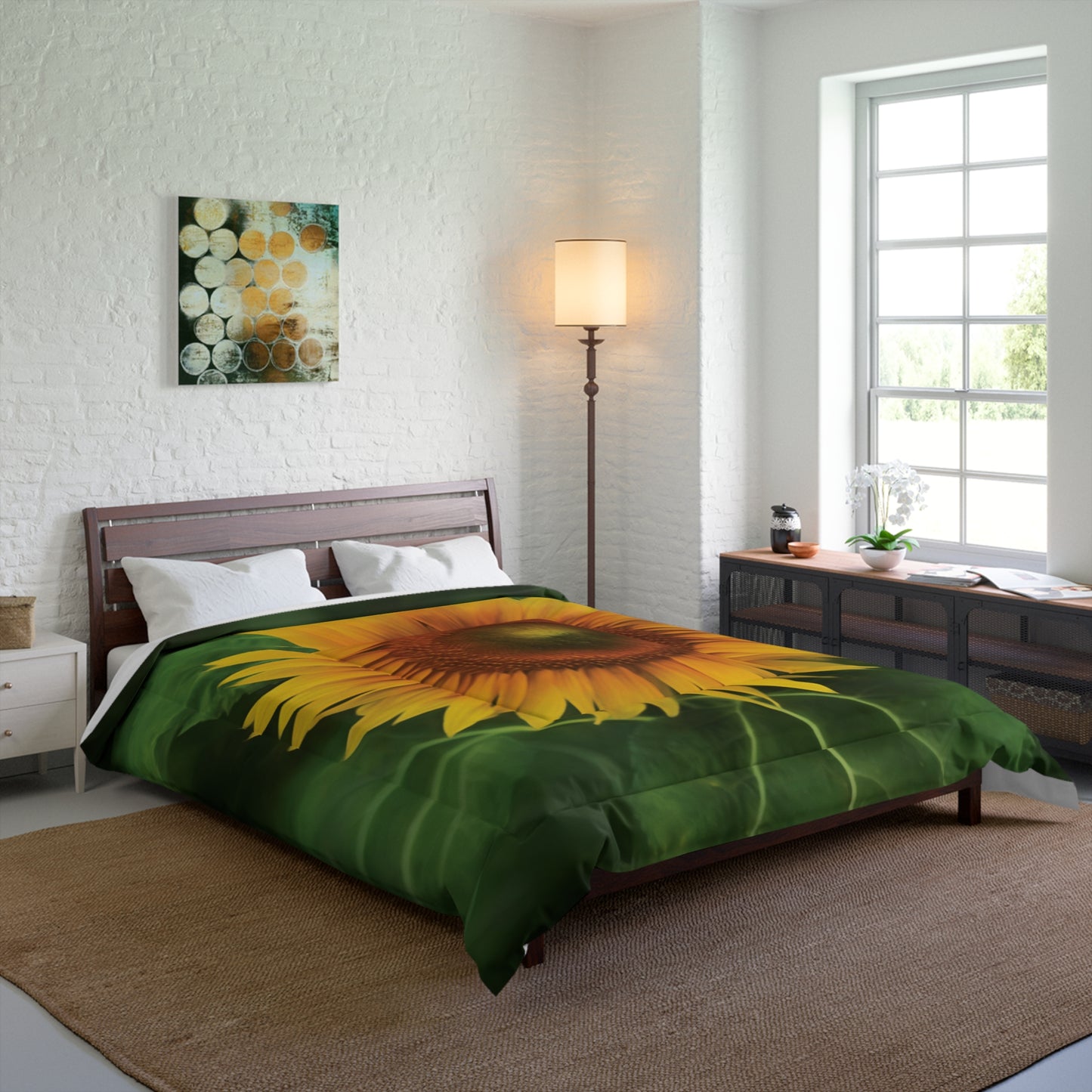 Sunflower Magic Elegance of Color Comforter