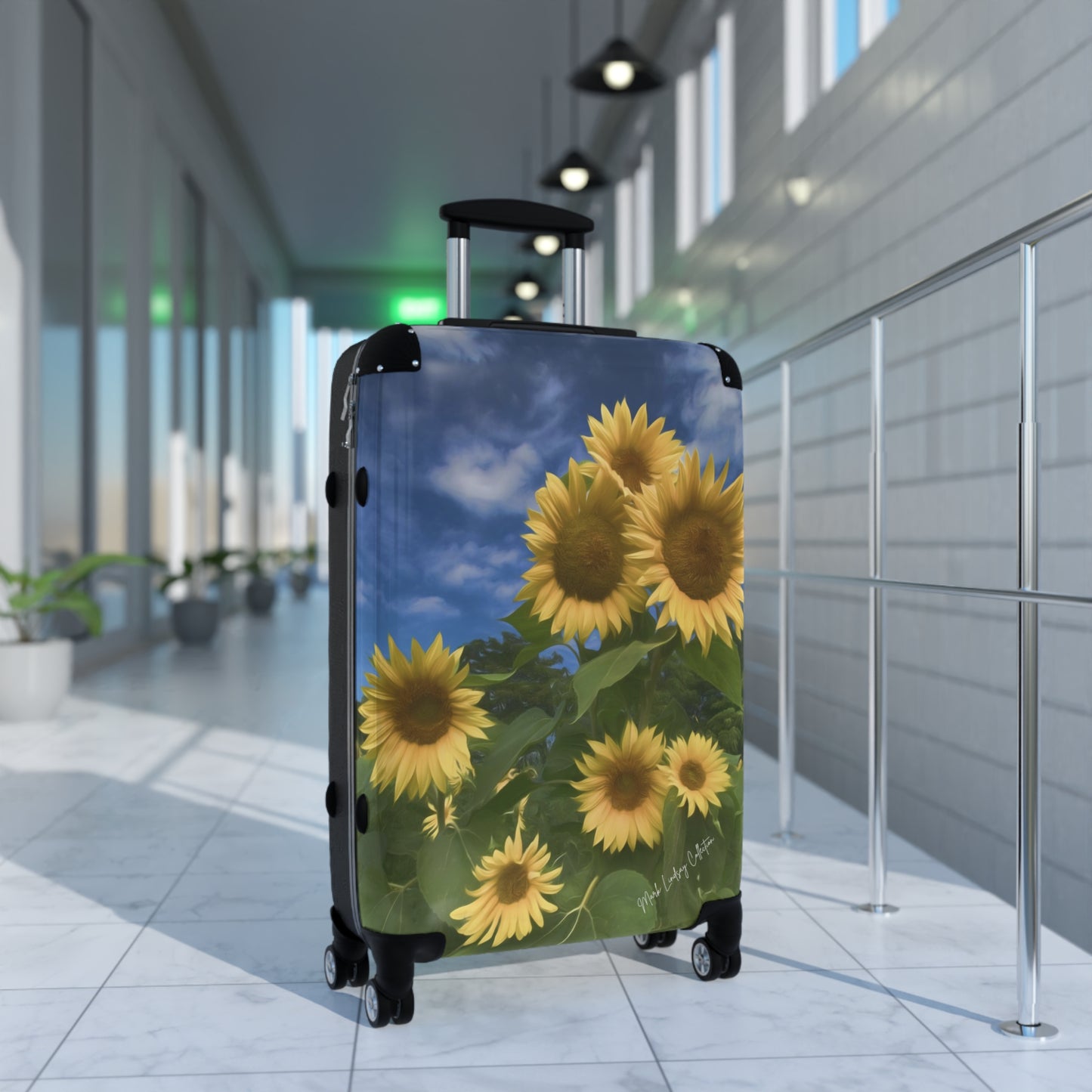 Sunflower Special Custom Art Luggage