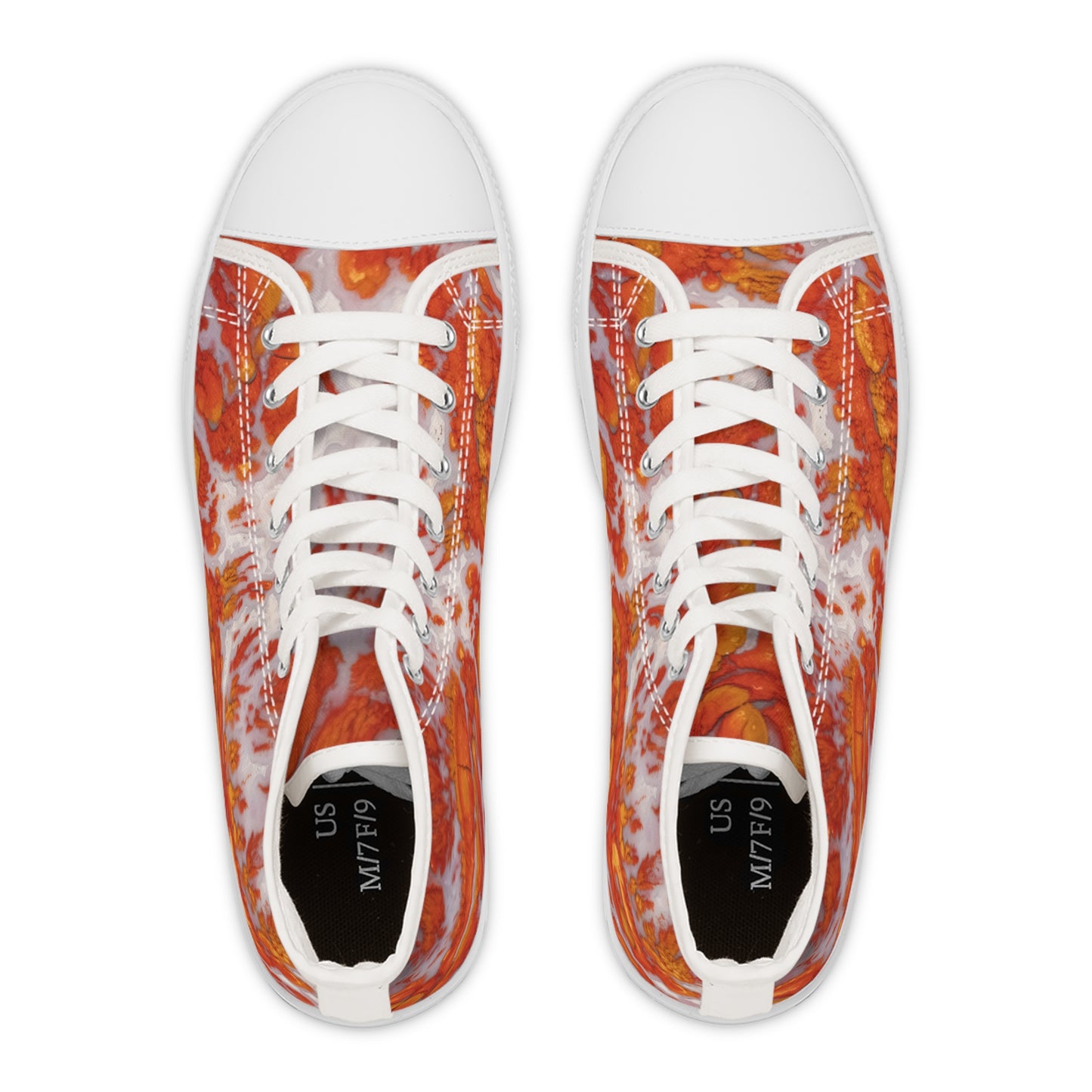 Plume Agate High Top Sneakers — Women's High-Top Shoes
