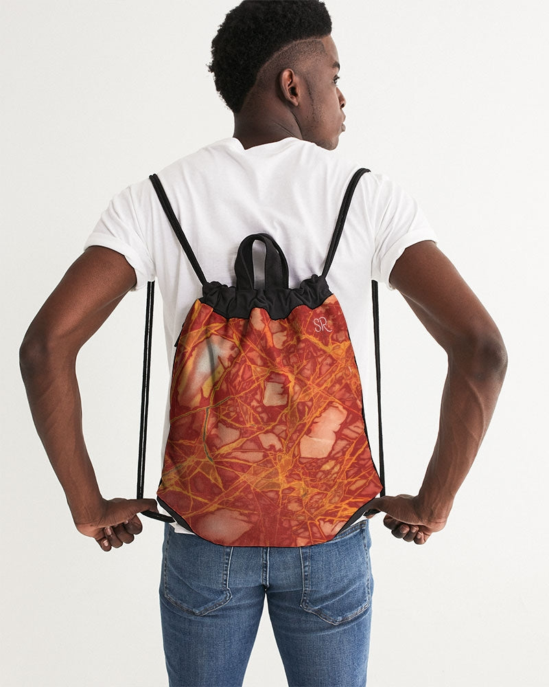 Damu Jasper Vibrations Canvas Drawstring Bag