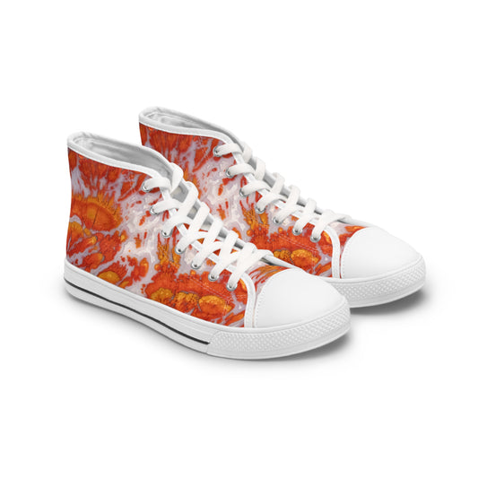 Plume Agate High Top Sneakers — Women's High-Top Shoes