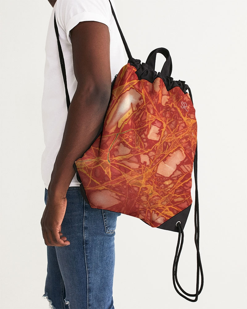 Damu Jasper Vibrations Canvas Drawstring Bag