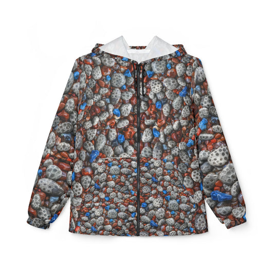 Michigan's Treasured Stones Windbreaker