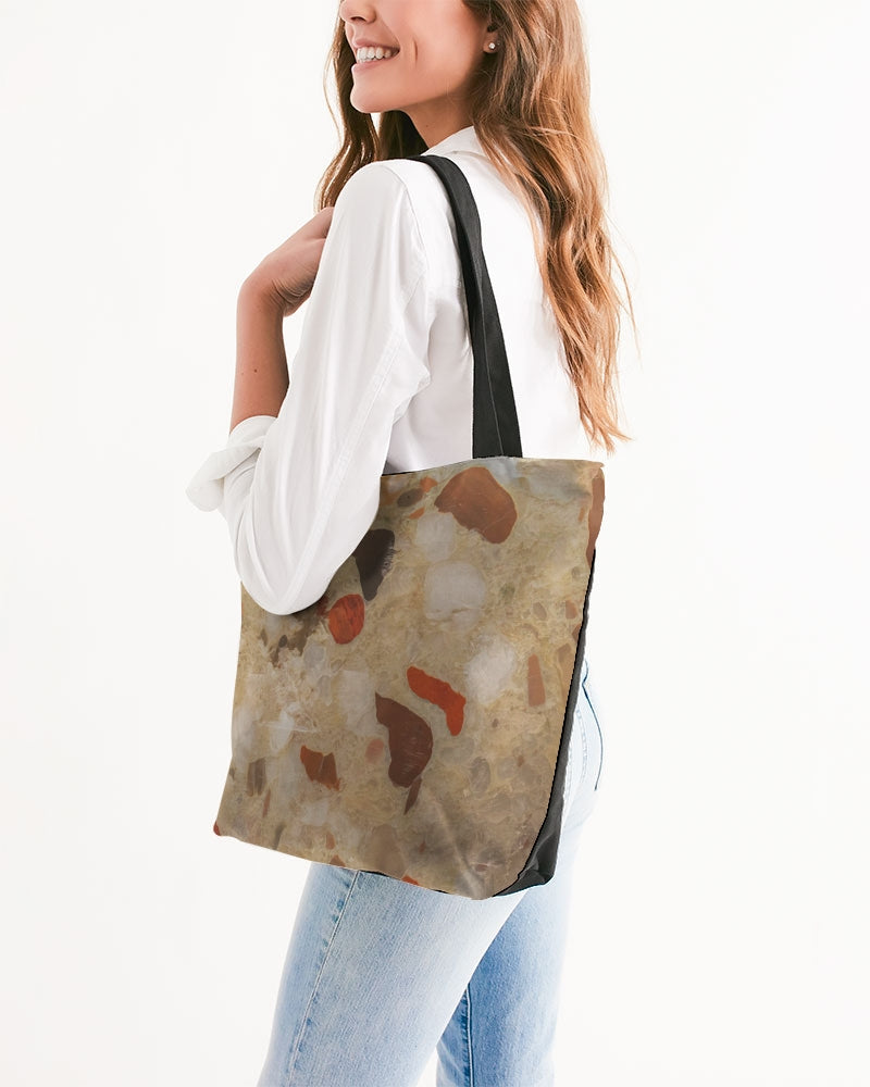 Pudding Stone New Beginnings Canvas Zip Tote