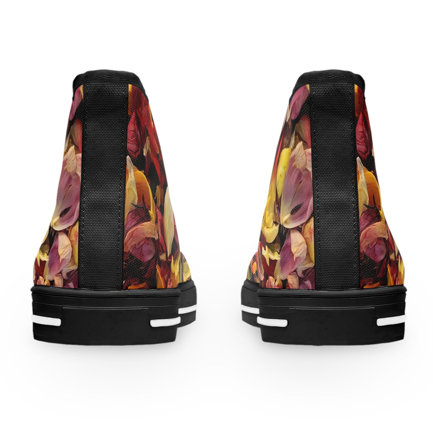 Beauty Remains High-Top Sneakers — Women's Floral  Canvas Shoes