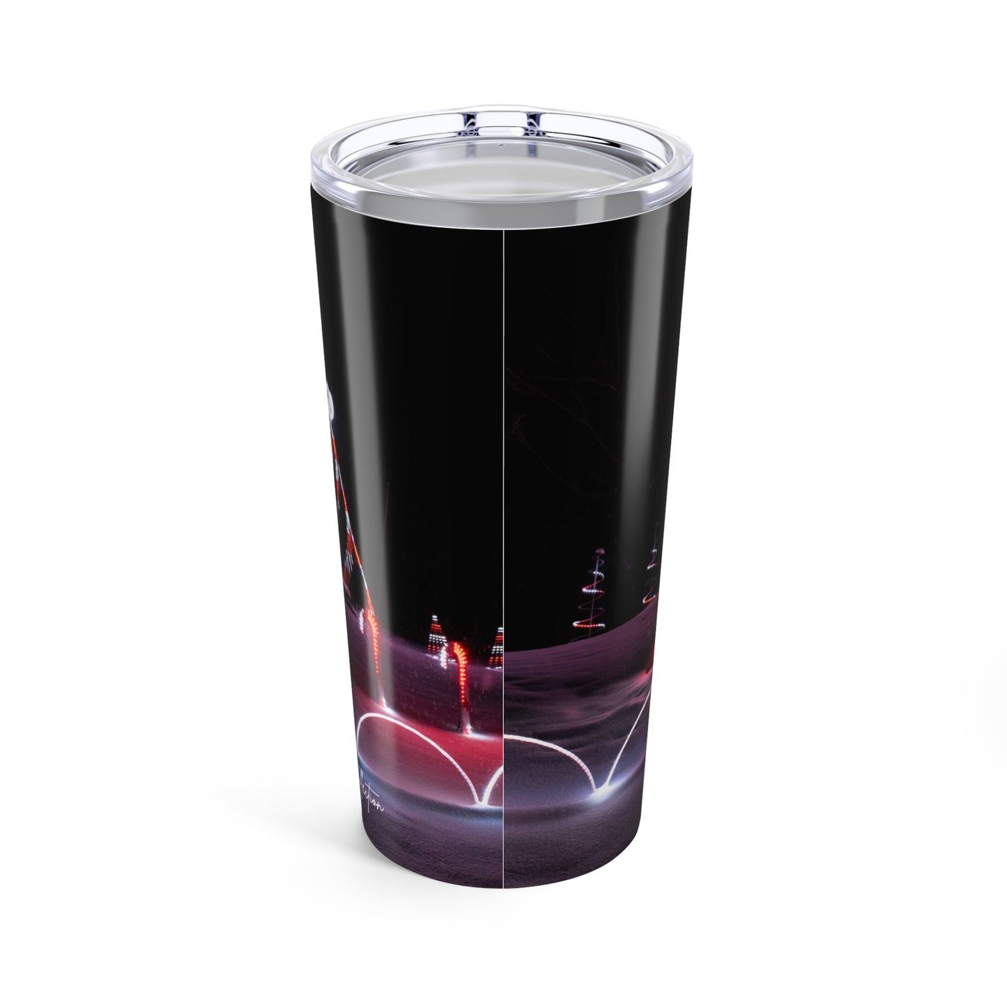 Christmas Lights  20oz Tumbler — Insulated Christmas Travel Cup