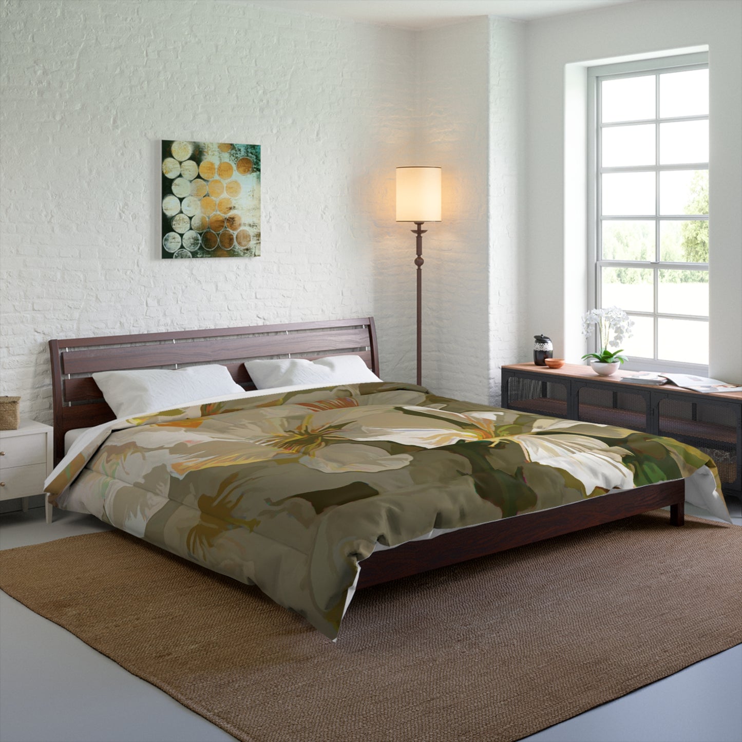 Cherry Blossom Chroma Elegance of Color Comforter