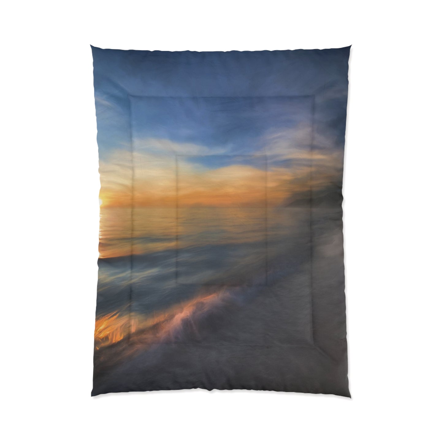 Sunset Waves Elegance of Color Comforter