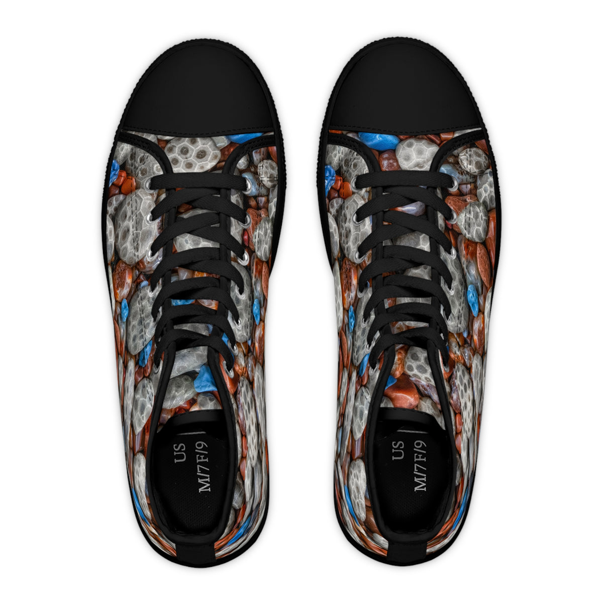 Michigan's Treasured Stones Women's High-Top Sneakers