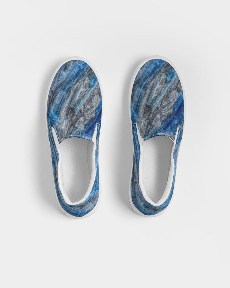 Blue Kyanite & Quartz Growth and Enlightenment Slip-On Canvas Shoes