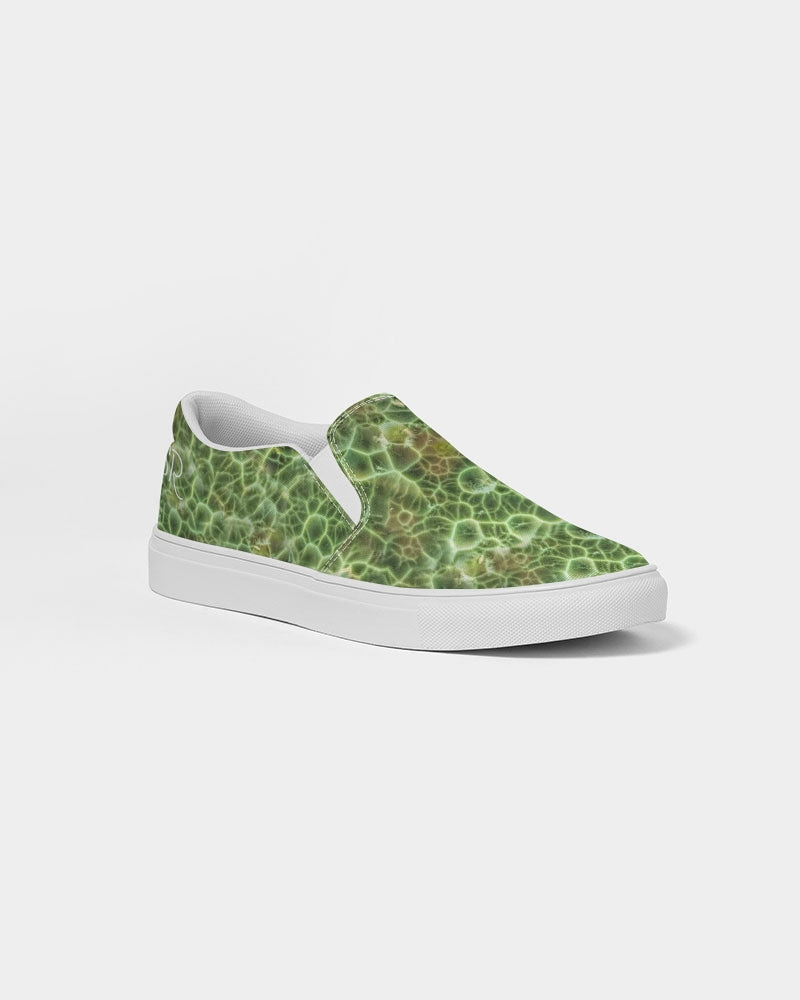 'Chlorastrolite 'Greenstone' Slip-On Canvas Shoes