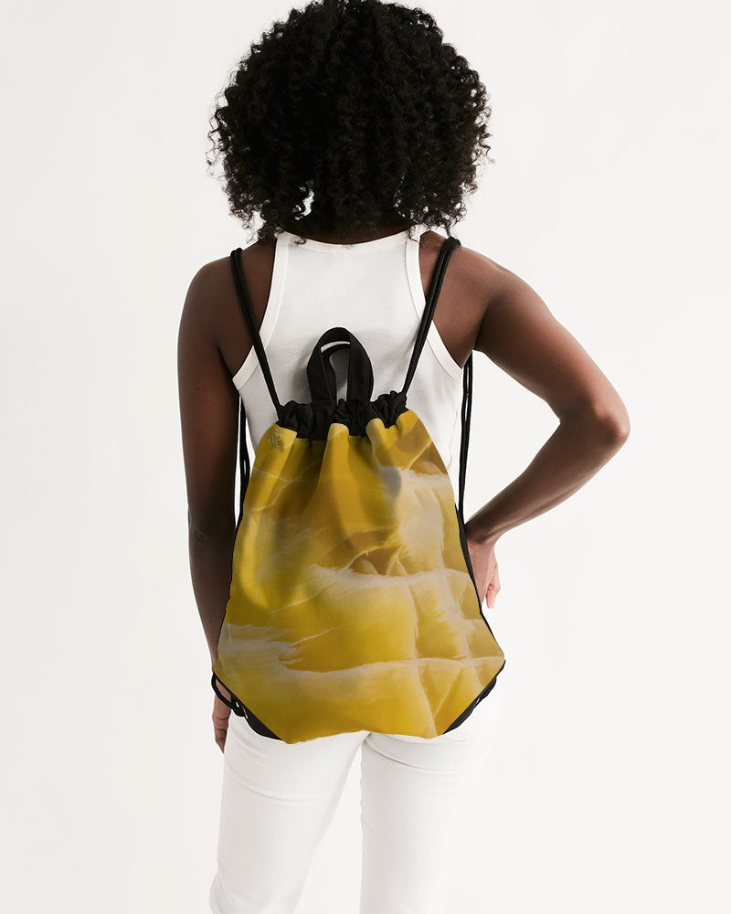 Yellow Onyx Jewels Canvas Drawstring Bag