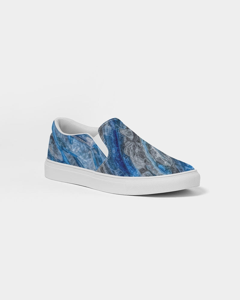 Blue Kyanite & Quartz Growth and Enlightenment Slip-On Canvas Shoes