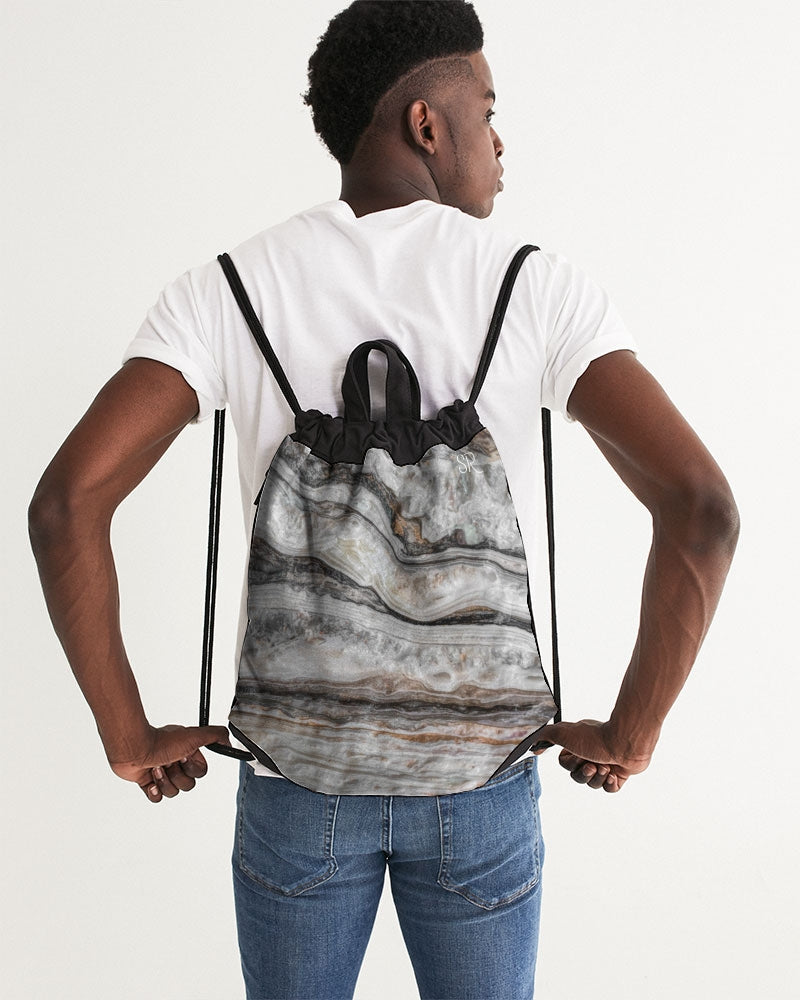 Travertine Onyx Serenity Canvas Drawstring Bag