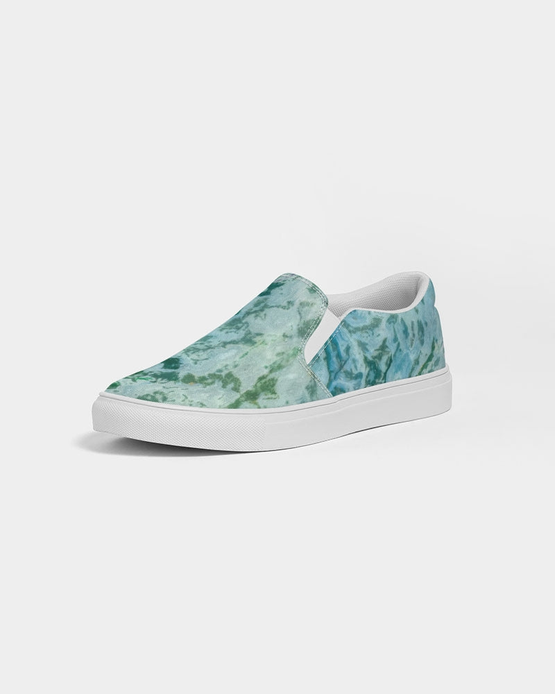 Tree Agate Rising Strong Slip-On Canvas Shoes