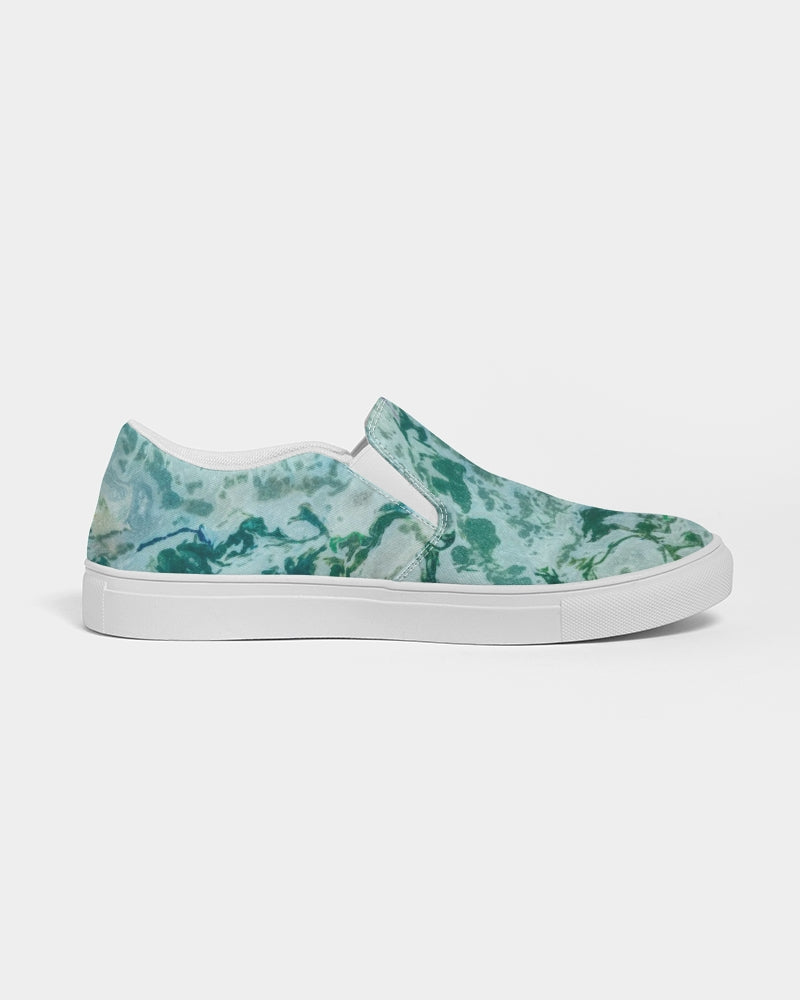 Tree Agate Rising Strong Slip-On Canvas Shoes