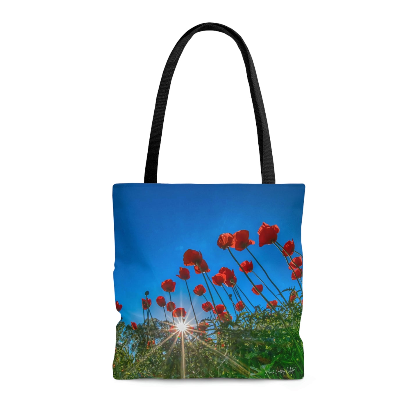 Orange Poppies Art Tote