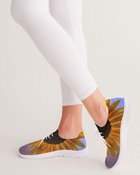 Sunflower Cosmos Women's Lace Up Flyknit Shoe