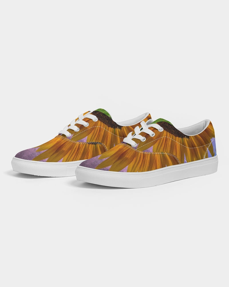 Sunflower Cosmos Women's Lace Up Canvas Shoe