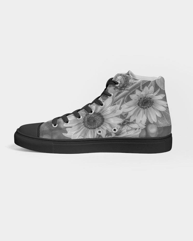 Sunflower Dreams Women's Hightop Canvas Shoe 