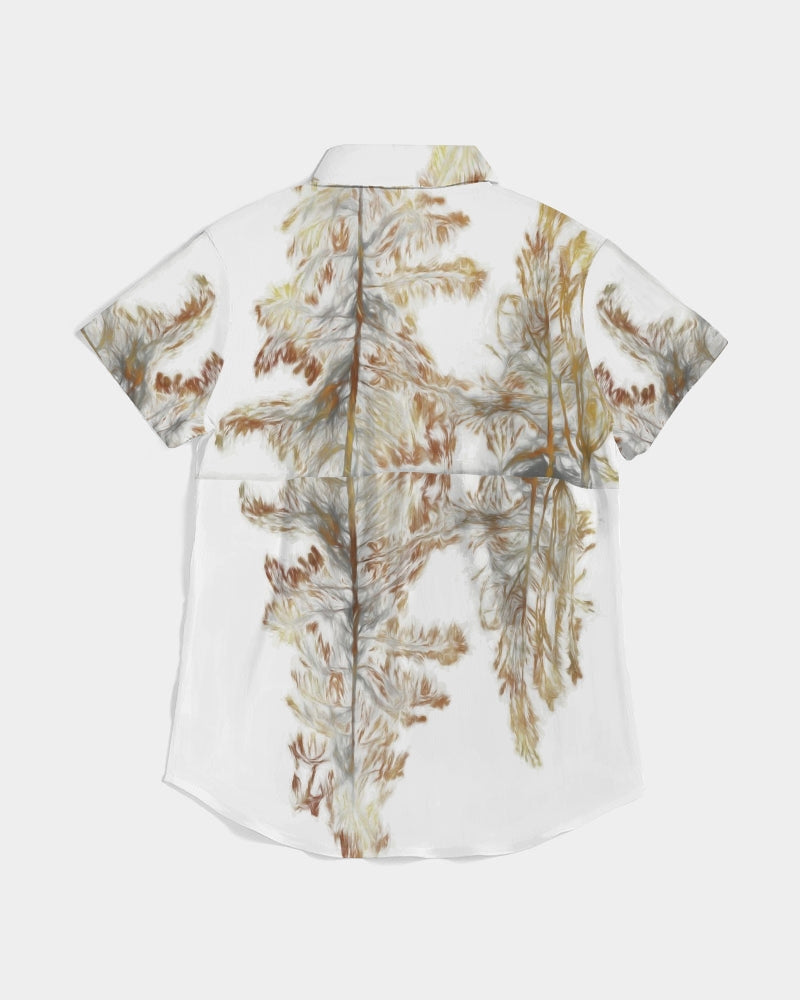 Passion's Reflection Women's Short Sleeve Button Up