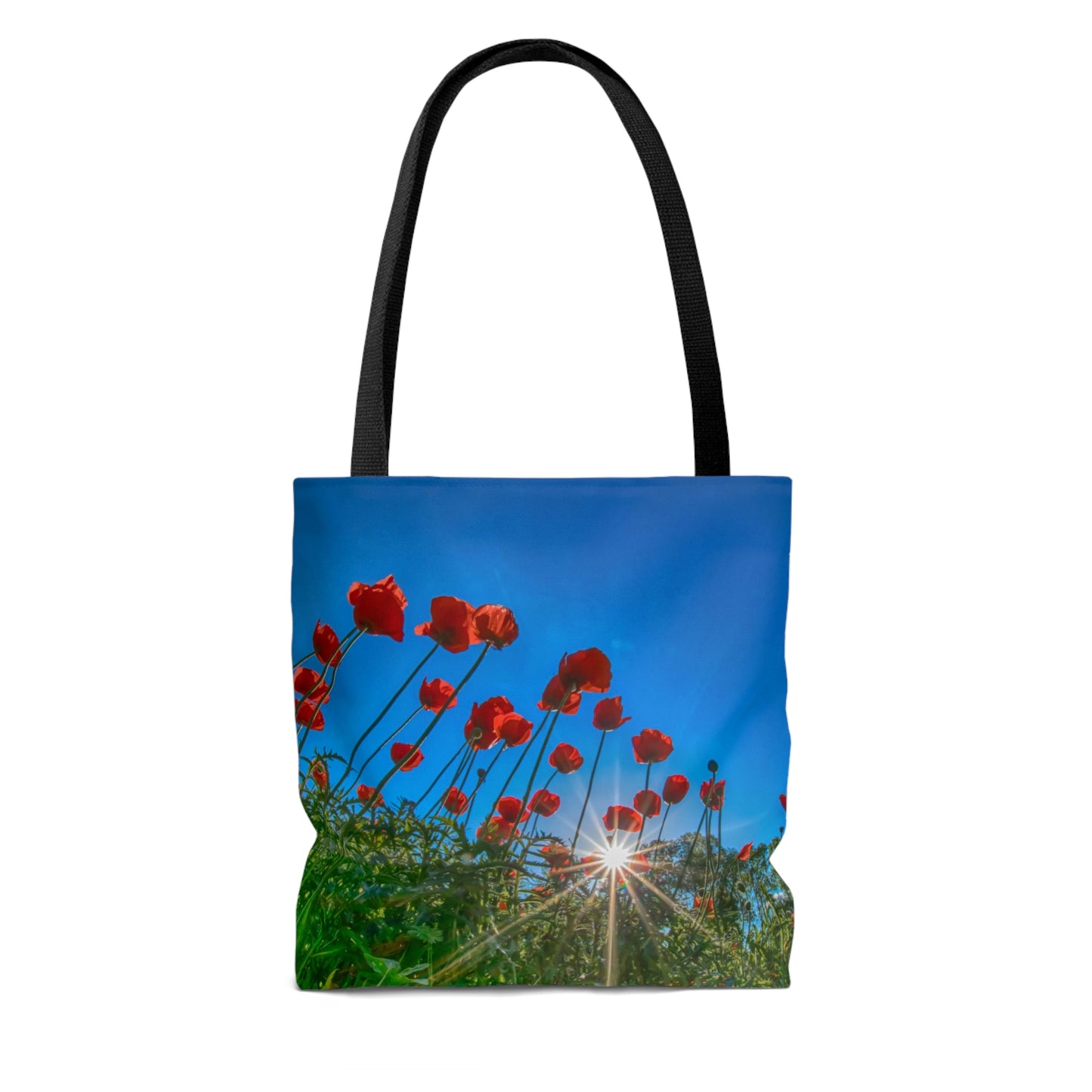 Orange Poppies Art Tote