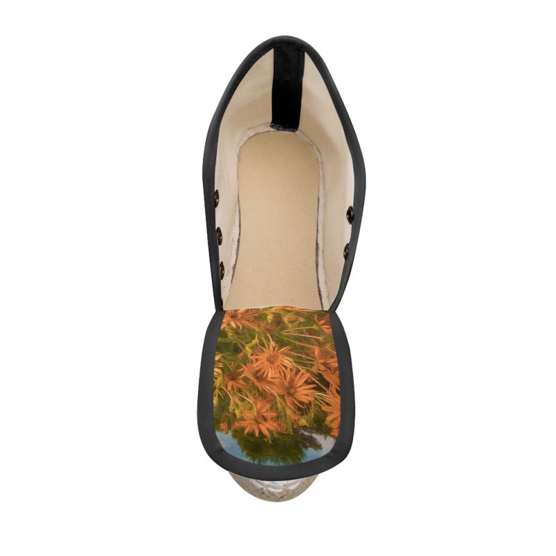 Nature's Beauty Custom Art Wedge Espadrilles