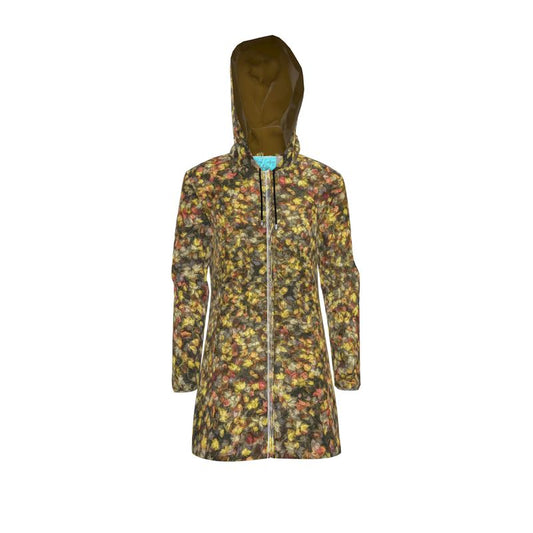 Van Gogh Leaves of Fall Custom Art Rain Jacket