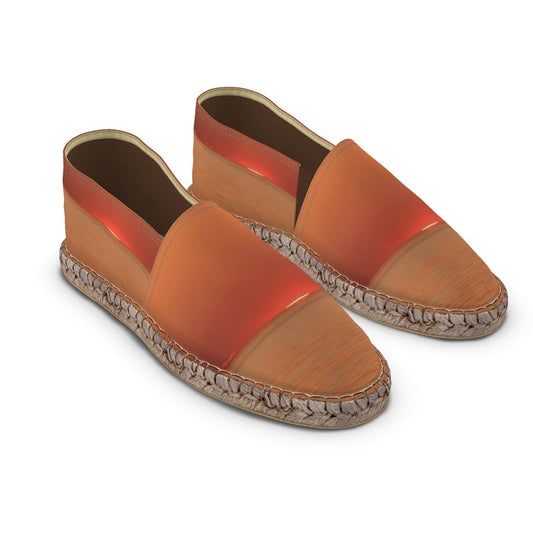 Golden Sunset Custom Art Espadrilles