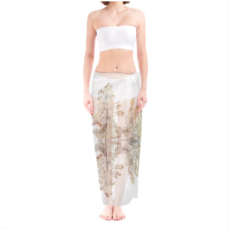 Mirrored Passion Designer Art Sarong