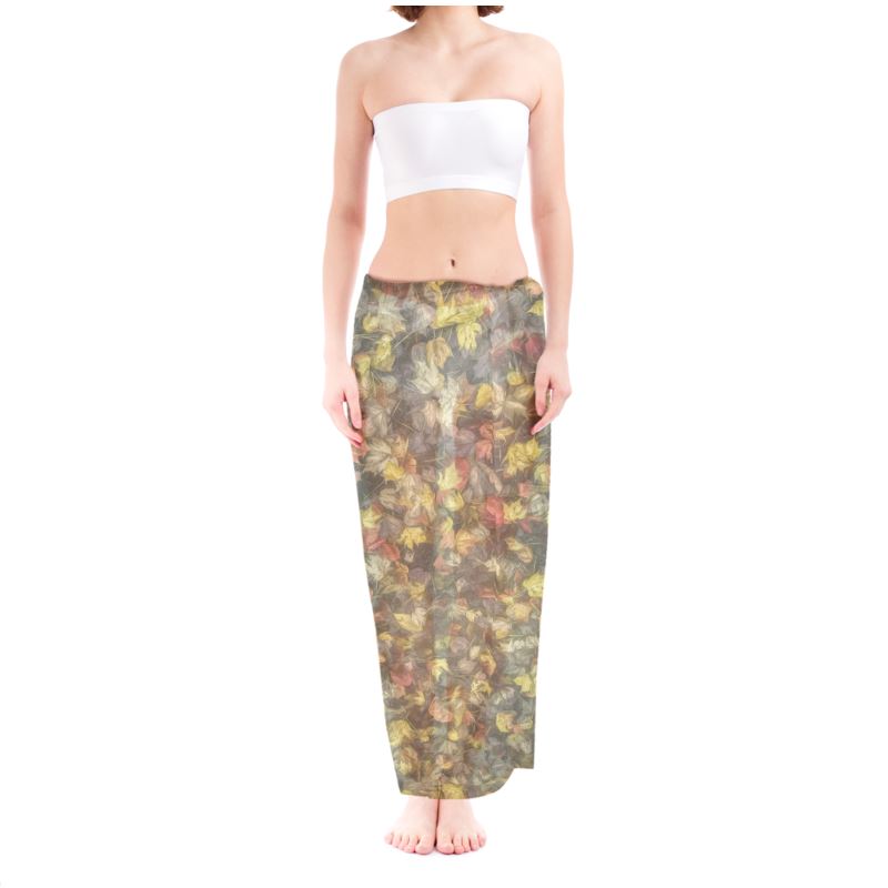 Van Gogh Leaves of Fall Designer Art Sarong