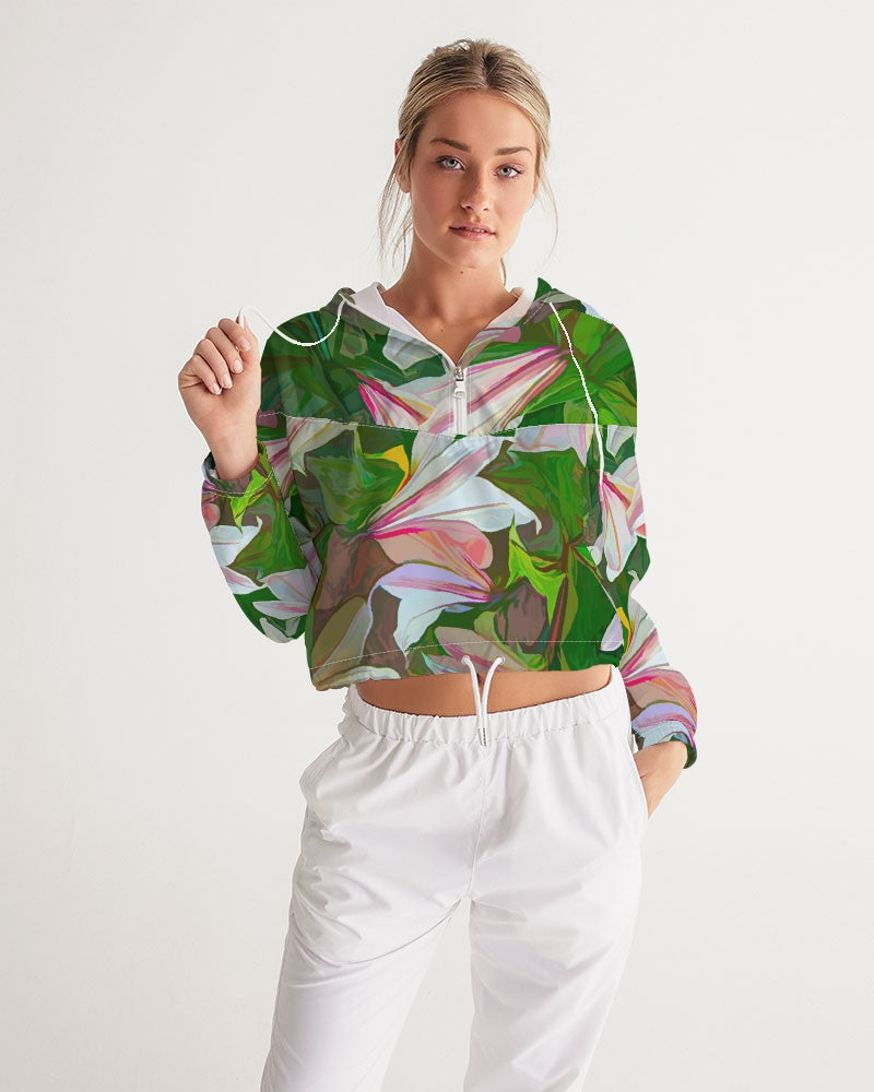 Miami Vibe Fashion Cropped Windbreaker