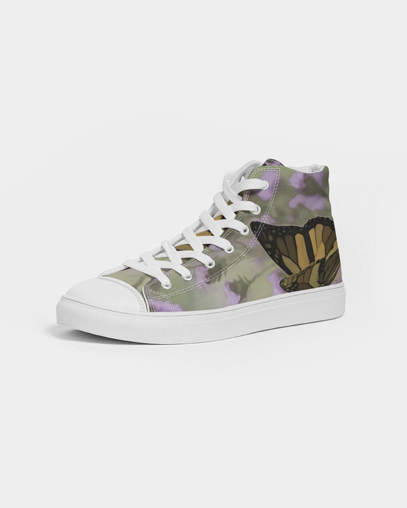 Butterfly Hope Women's Hightop Canvas Shoe