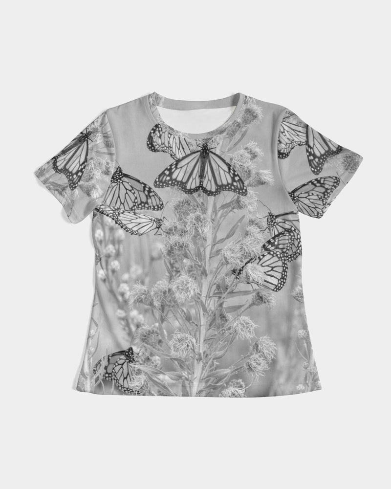 Black White Butterfly Women's Tee