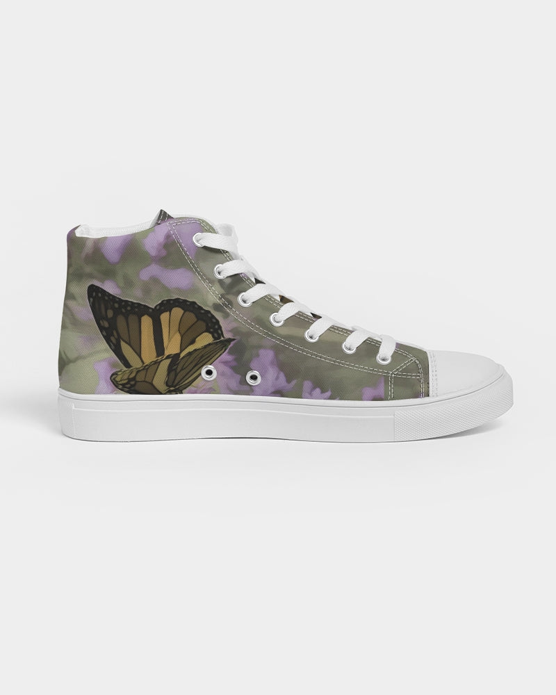 Butterfly Hope Women's Hightop Canvas Shoe