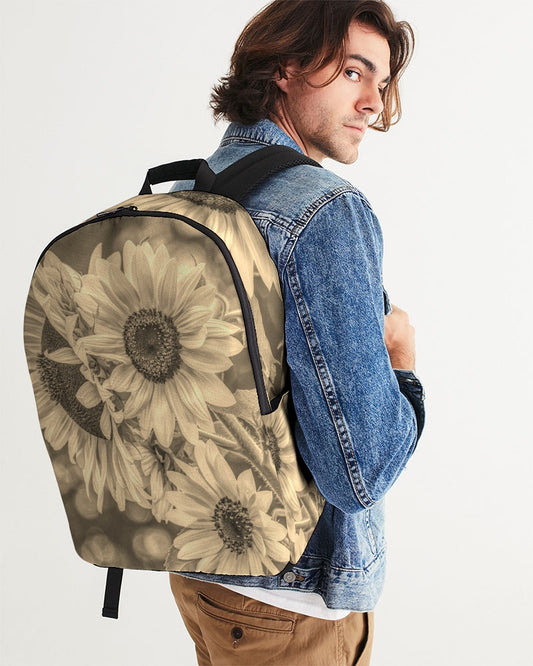 Sunflower Serenity Large Backpack