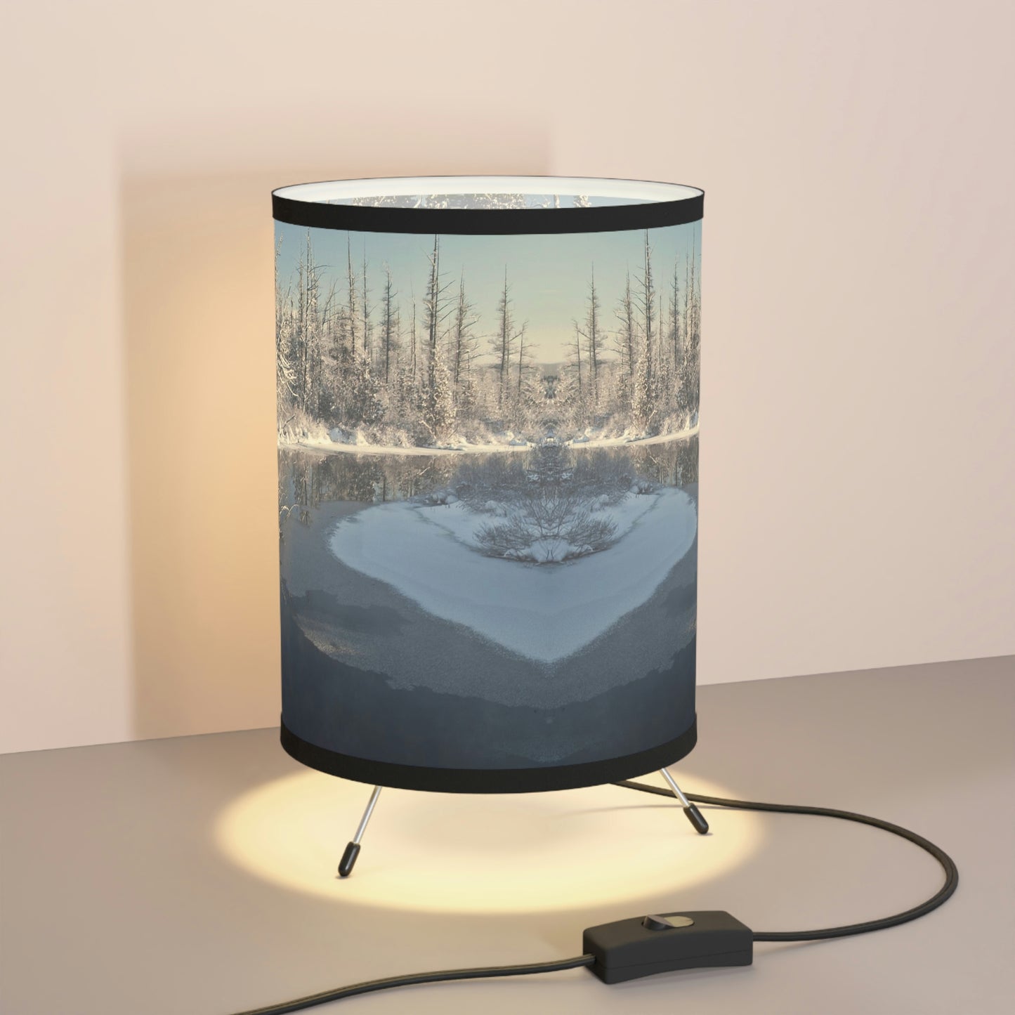 Island of Love Tripod Art Lamp